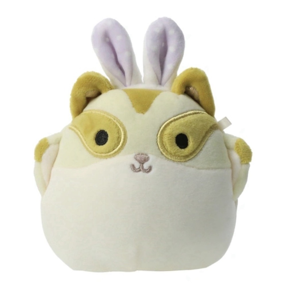 Kellytoy Squishmallow Nettie The Sugar Glidder Bunny Ears Easter 4.5"  Plush Toy